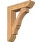 Ekena Millwork Balboa Slat Smooth Bracket w/ Offset Brace, Western Red Cedar, 7 1/2"W x 30"D x 36"H BKT0806X30X36BOA06SWR - alternate 1